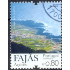 AÇO0571U-SELO FAJÃS, 0,80E - AÇORES - 2012 - U