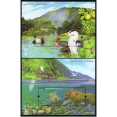 AÇOB039M-SÉRIE 2 BLOCOS BIODIVERSIDADE DAS LAGOAS DOS AÇORES - AÇORES - 2009 - MINT
