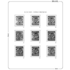 AA9008A-SUPLEMENTO ÁLBUM CLASSIC JORNAIS E TELÉGRAFOS - 2 FUROS