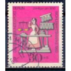 ABE0320U-SELO PRÓ OBRAS DE BENEFICÊNCIA - BONECOS ESTANHO, 30P - ALEMANHA BERLIN - 1969 - U