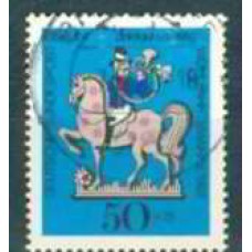 ABE0321U-SELO PRÓ OBRAS DE BENEFICÊNCIA - BONECOS ESTANHO, 50P - ALEMANHA BERLIN - 1969 - U