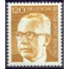 ABE0351NB-SELO PRESIDENTE G. HEINEMANN, 120P - ALEMANHA BERLIN - 1970/73 - N