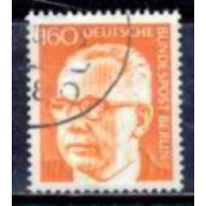 ABE0351UF-SELO PRESIDENTE G. HEINEMANN, 160P - ALEMANHA BERLIN - 1970/73 - U
