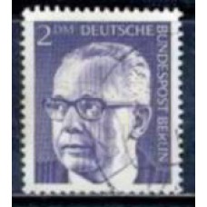 ABE0352U-SELO PRESIDENTE G. HEINEMANN, 2DM - ALEMANHA BERLIN - 1970/73 - U