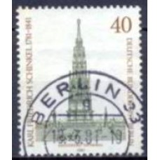 ABE0601U-SELO 200º ANIVERSÁRIO DE NASCIMENTO DO ARQUITETO KARL-FRIEDRICH SCHINKEL - ALEMANHA BERLIN - 1981 - U