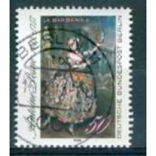 ABE0661U-SELO 300º ANIVERSÁRIO DE NASCIMENTO DO PINTOR ANTOINE PESNE - ALEMANHA BERLIN - 1983 - U