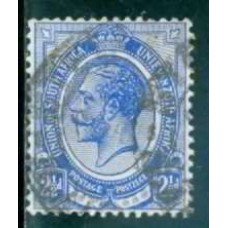 AFS0005U-SELO GEORGE V, 2 1/2P - AFRICA DO SUL - 1913/20 - U