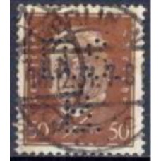 ALE0411UP-SELO PRESIDENTES, 50P - ALEMANHA - 1928/32 - U - COM PERFIN
