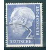 ALF0072UA-SELO 70º ANIVERSÁRIO DO PRESIDENTE THEODORO HEUSS, 2DM - ALEMANHA FEDERAL - 1953/54 - U ALF0072UA-SELO 70º ANIVERSÁRIO DO PRESIDENTE THEODORO HEUSS, 2DM - ALEMANHA FEDERAL - 1953/54 - U