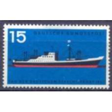 ALF0136M-SELO DIA DA MARINHA - ALEMANHA FEDERAL - 1957 - MINT