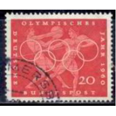 ALF0207U-SELO OLIMPÍADAS DE ROMA, 20P - ALEMANHA FEDERAL - 1960 - U