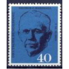 ALF0217M-SELO ANIVERSÁRIO DA MORTE DO GENERAL AMERICANO GEORGE D MARSHALL - ALEMANHA FEDERAL - 1960 - MINT