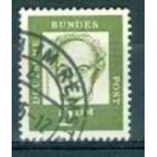 ALF0234U-SELO ALEMÃES CÉLEBRES, 2DM - ALEMANHA FEDERAL - 1961/64 - U