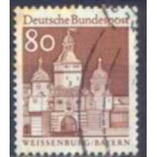 ALF0397U-SELO EDIFÍCIOS HISTÓRICOS, 80P - ALEMANHA FEDERAL - 1967/69 - U