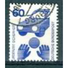 ALF0557U-SELO PREVENÇÃO DE ACIDENTES, 60P - ALEMANHA FEDERAL - 1971 - U
