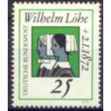 ALF0559N-SELO CENTENÁRIO DA MORTE DE JOHANN KONRAD WILHELM LOHE - ALEMANHA FEDERAL - 1972 - N