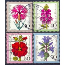 ALF0667U-SÉRIE PRÓ BENEFICÊNCIA - FLORES - ALEMANHA FEDERAL - 1974 - U