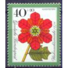 ALF0671M-SELO NATAL - FLOR - ALEMANHA FEDERAL - 1974 - MINT