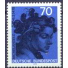 ALF0682M-SELO 500º ANIVERSÁRIO DE MICHELÂNGELO - ALEMANHA FEDERAL - 1975 - MINT