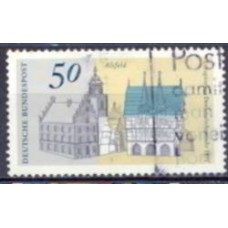 ALF0709UA-SELO ANO EUROPEU DE PROTEÇÃO AOS SÍTIOS E MONUMENTOS, 50P - ALEMANHA FEDERAL - 1975 - U