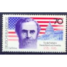 ALF0744M-SELO BICENTENÁRIO DA INDEPENDÊNCIA DOS EUA - ALEMANHA FEDERAL - 1976 - MINT