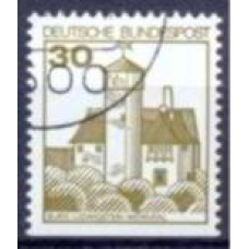 ALF0763UB-SELO CASTELOS, 30P DA CADERNETA - ALEMANHA FEDERAL - 1977 - U