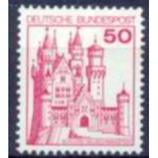ALF0764NA-SELO CASTELOS, 50P - ALEMANHA FEDERAL - 1977 - N