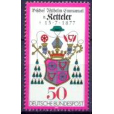 ALF0788M-SELO CENTENÁRIO DA MORTE DO BARÃO WILHELM EMMANUEL VON KETTELER - ALEMANHA FEDERAL - 1977 - MINT