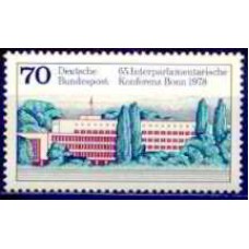 ALF0823M-SELO 65ª CONFERÊNCIA DA UNIÃO INTERPARLAMENTAR - ALEMANHA FEDERAL - 1978 - MINT