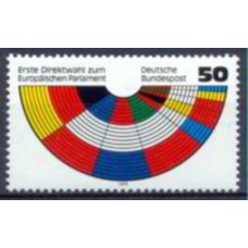 ALF0845M-SELO 1ª ELEIÇÕES DO PARLAMENTO EUROPEU - ALEMANHA FEDERAL - 1979 - MINT