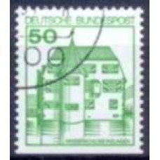 ALF0877UB-SELO CASTELOS, 50P DA CADERNETA - ALEMANHA FEDERAL - 1979/80 - U