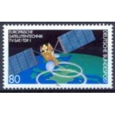 ALF1122M-SELO PROJETO DO SATÉLITE FRANCO ALEMÃO DE TELEVISÃO - ALEMANHA FEDERAL - 1986 - MINT