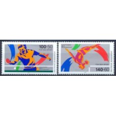 ALF1240M-SÉRIE PRÓ ESPORTES - EVENTOS ESPORTIVOS DE 1989 - ALEMANHA FEDERAL - 1989 - MINT