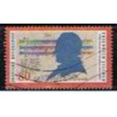 ALF1257U-SELO BICENTENÁRIO DO NASCIMENTO DE FRIEDRICH SILCHER - ALEMANHA FEDERAL - 1989 - U