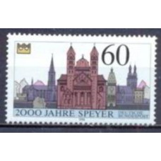 ALF1276M-SELO BIMILÊNIO DA CIDADE DE SPIRE - ALEMANHA FEDERAL - 1990 - MINT