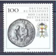 ALF1283M-SELO 800º ANIVERSÁRIO DA ORDEM TEUTÔNICA - ALEMANHA FEDERAL - 1990 - MINT