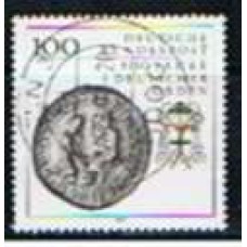 ALF1283U-SELO 800º ANIVERSÁRIO DA ORDEM TEUTÔNICA - ALEMANHA FEDERAL - 1990 - U