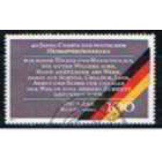 ALF1302U-SELO 40º ANIVERSÁRIO DA CARTA DE EXPULSÃO DOS ALEMÃES - ALEMANHA FEDERAL - 1990 - U