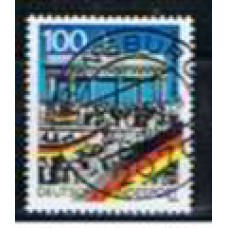 ALF1314U-SELO ANIVERSÁRIO DA QUEDA DO MURO DE BERLIN, 100P - ALEMANHA FEDERAL - 1990 - U
