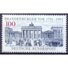 ALF1324M-SELO BICENTENÁRIO DO PORTÃO DE BRANDEBOURG - ALEMANHA FEDERAL - 1991 - MINT