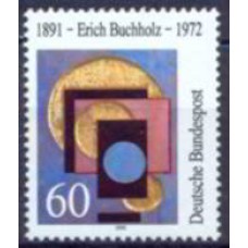 ALF1325M-SELO CENTENÁRIO DO NASCIMENTO DE ERIC BUCHHOLZ - ALEMANHA FEDERAL - 1991 - MINT