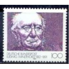 ALF1342M-SELO CENTENÁRIO DA MORTE DE LUDWIG WINDTHORST - ALEMANHA FEDERAL - 1991 - MINT