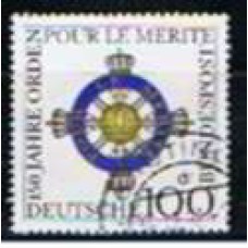 ALF1441U-SELO SESQUICENTENÁRIO DA ORDEM DO MÉRITO PELAS CIÊNCIAS E BELAS ARTES - ALEMANHA FEDERAL - 1992 - U