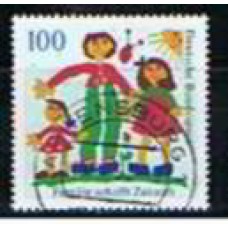 ALF1450U-SELO 'A FAMÍLIA PREPARA O FUTURO' - ALEMANHA FEDERAL - 1992 - U