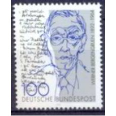 ALF1460M-SELO CENTENÁRIO DE NASCIMENTO DO ESCRITOR WERNER BERGENGRUEN - ALEMANHA FEDERAL - 1992 - MINT