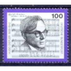 ALF1469M-SELO CINQUENTENÁRIO DA MORTE DO COMPOSITOR HUGO DISTLER - ALEMANHA FEDERAL - 1992 - MINT