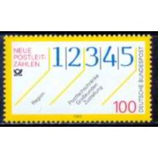 ALF1491M-SELO NOVOS CÓDIGOS POSTAIS DE CINCO DÍGITOS - ALEMANHA FEDERAL - 1993 - MINT