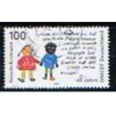 ALF1512U-SELO 40º ANIVERSÁRIO DO COMITÊ ALEMÃO PARA O UNICEF - ALEMANHA FEDERAL - 1993 - U