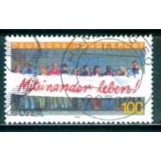 ALF1553U-SELO ESTRANGEIROS NA ALEMANHA: VIVEMOS JUNTOS - ALEMANHA FEDERAL - 1994 - U