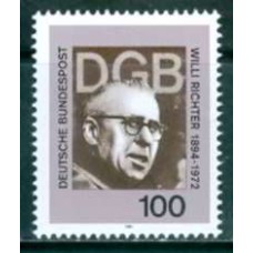 ALF1584M-SELO CENTENÁRIO DO NASCIMENTO DE WILLI RICHTNER - ALEMANHA FEDERAL - 1994 - MINT